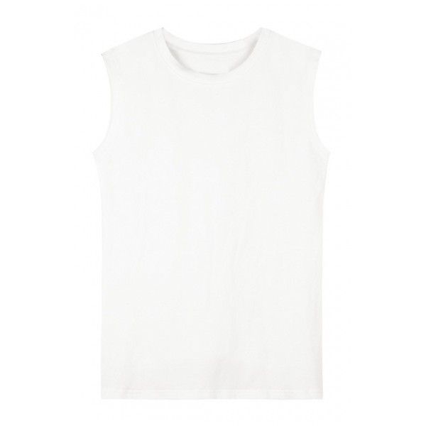 Blakwave white basics tank top
